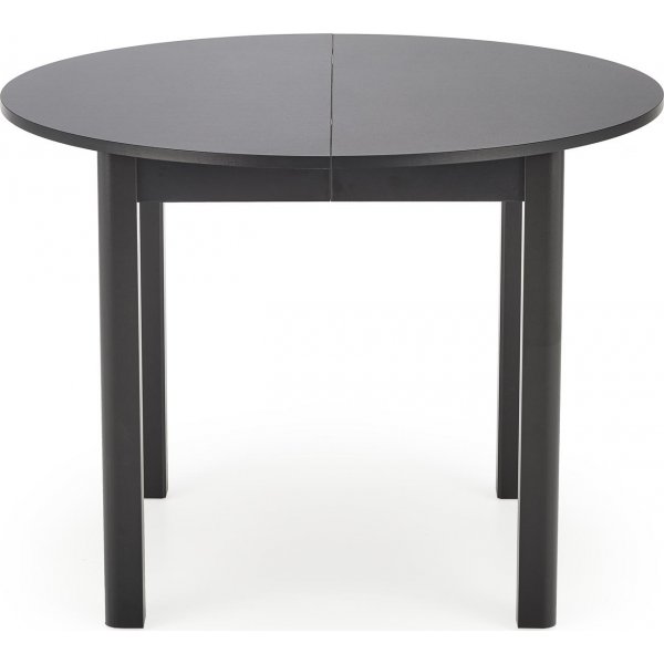 Berivan uitschuifbare eettafel 102-142 cm - Zwart