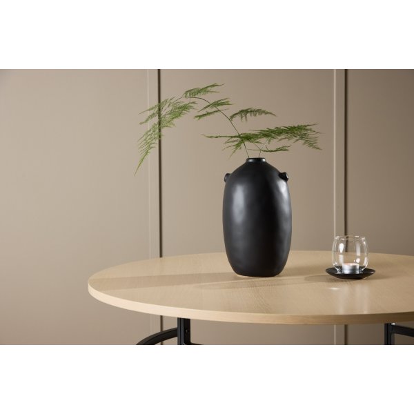 Copenhagen soffbord 100 cm - Whitewash/svart