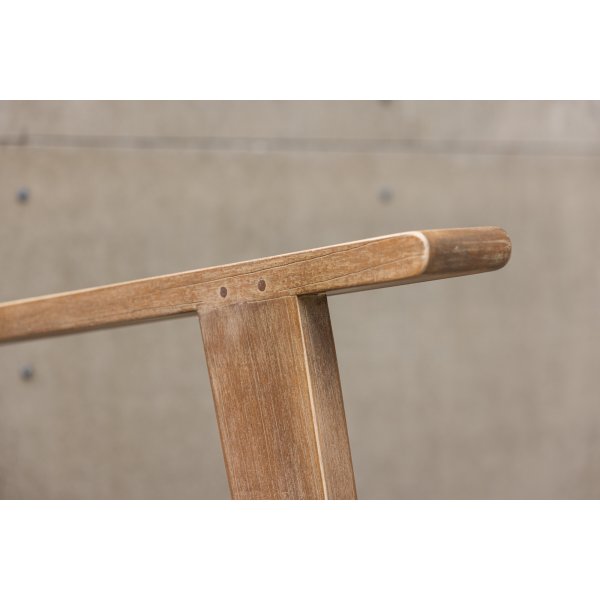 Fauteuil lounge Peter - Marron