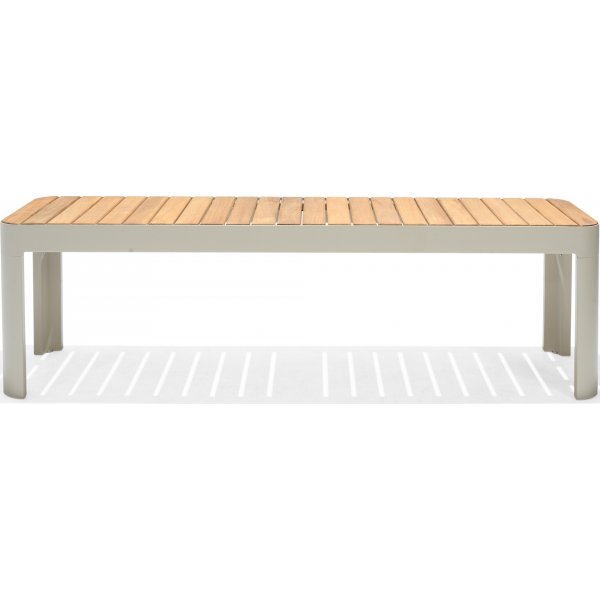 Portals eetgroep 8 - Wit/teak Portals eetgroep 8 - Wit/teak