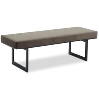 Simple sittbänk - Olivegrön sammet / Svart Simple sittbänk - Olivegrön sammet / Svart