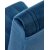 Chaise de salle  manger Heather - Velours bleu