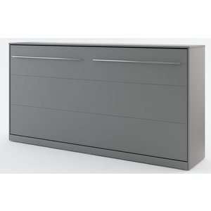 Table de chevet compact living Horizontal (lit pliant 90x200 cm) - Gris