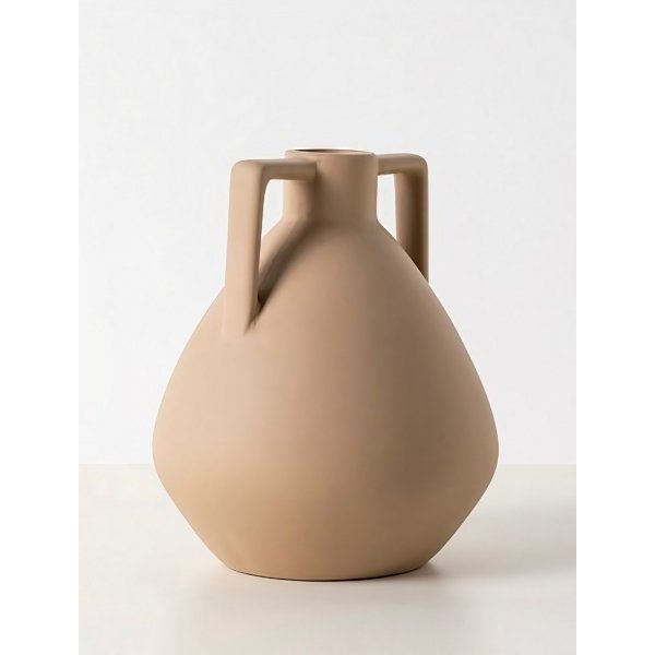 Vase en placage - Marron clair Vase en placage - Marron clair