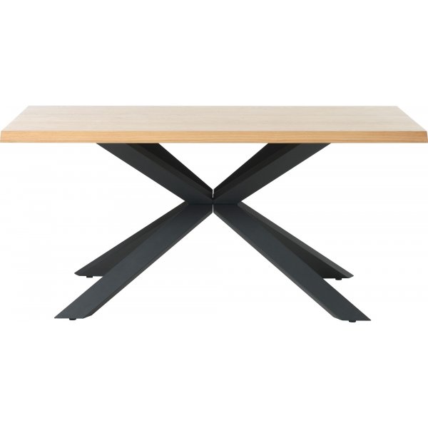 Table à manger Sky en chêne avec pieds croisés - 160x90 cm Table à manger Sky en chêne avec pieds croisés - 160x90 cm