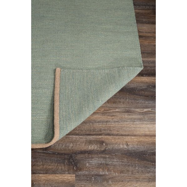 Ryder wollen vloerkleed - Lente groene wol Ryder wollen vloerkleed - Lente groene wol