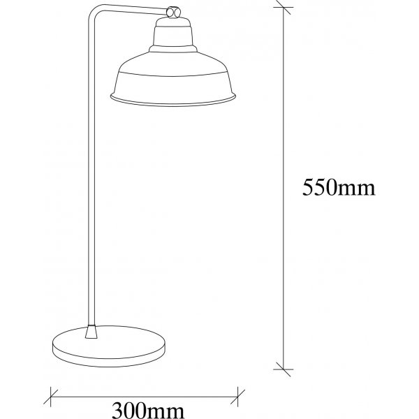 Bergen bordslampa - Vit Bergen bordslampa - Vit
