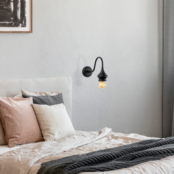 Aladdin wandlamp - Zwart