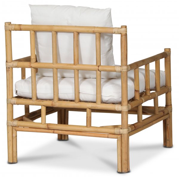 Amelia rotan fauteuil met kussens - Naturel + Vlekverwijderaar voor meubels