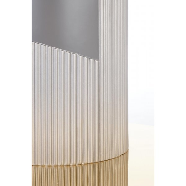 Muscat eettafel 120-160 x 120 cm - Grijs marmer/lichtgrijs/goud Muscat eettafel 120-160 x 120 cm - Grijs marmer/lichtgrijs/goud