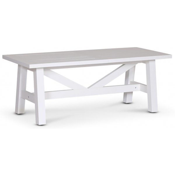 Oregon soffbord 130 cm - Vit