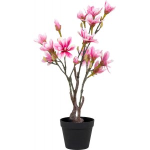 Plante artificielle Magnolia - Rose