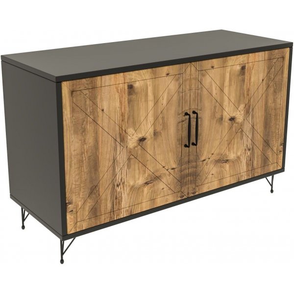 Jupiter dressoir - Antraciet/grenen