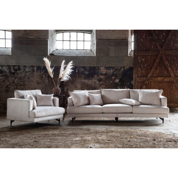3-sits soffa i beige manchester - Hedlunda 3-sits soffa i beige manchester - Hedlunda