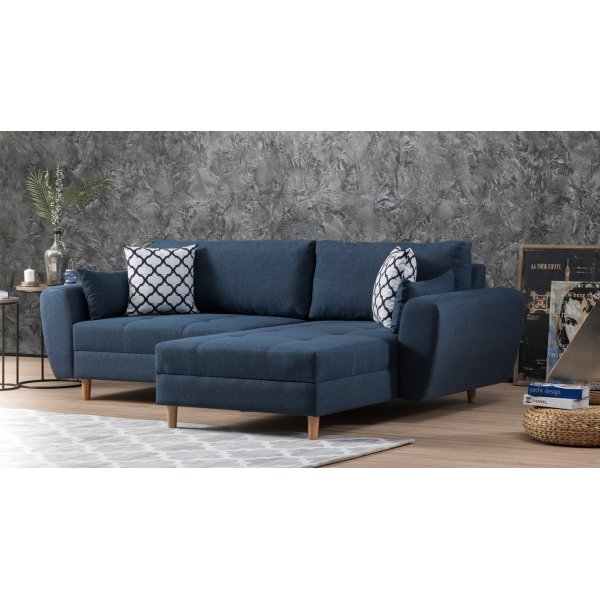 Igor divansoffa h�ger - M�rkbl�