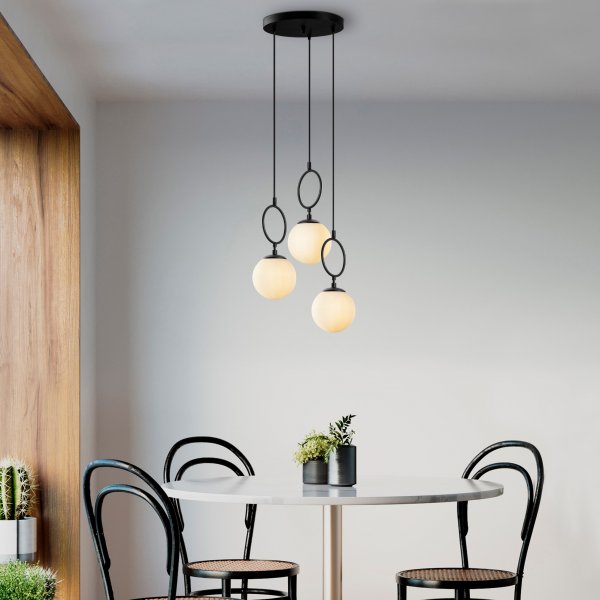 Plafonnier Ring 13435 - Noir