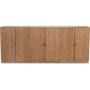 Level sideboard i oljad ek med slta drrar B210 cm