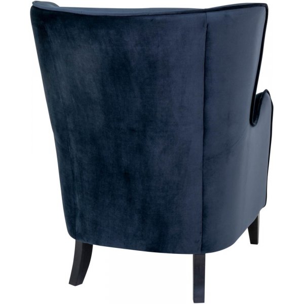 Campo Fåtölj - Mörkblå/svart Campo Fåtölj - Mörkblå/svart