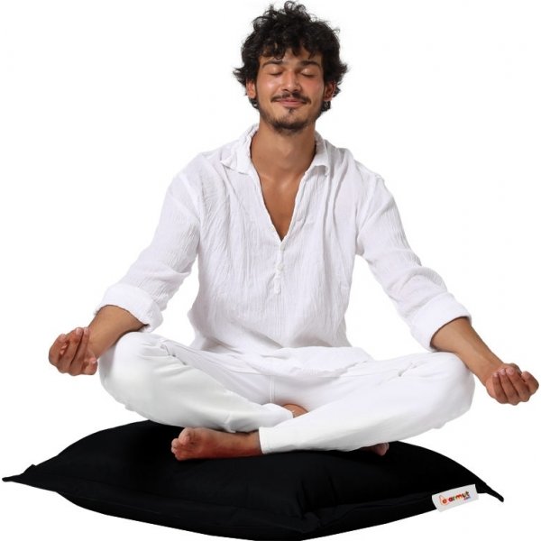 Coussin pouf - Noir Coussin pouf - Noir