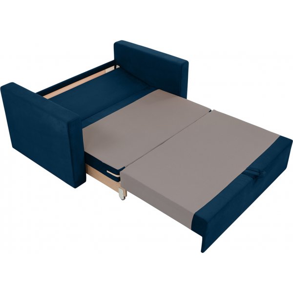 Canapé-lit 2 places Bunio - Bleu Canapé-lit 2 places Bunio - Bleu