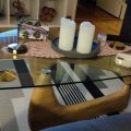 Kundbild Trend soffbord - Ljus ek (imitation) / Glas