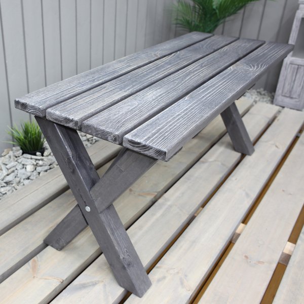 Scottsdale zitbank 100 cm - Shabby Chic Grijs