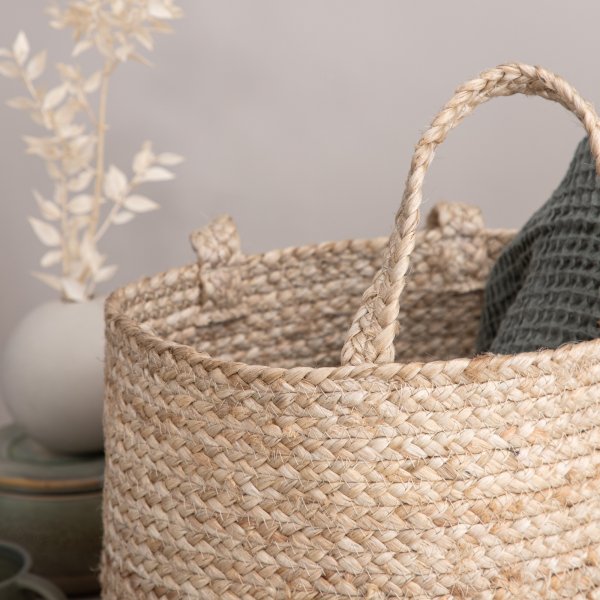 Bhopal korg Ø35 cm - Ljus jute Bhopal korg Ø35 cm - Ljus jute