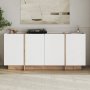 Sideboard Dromma 180 cm - Vit/Atlantic Pine