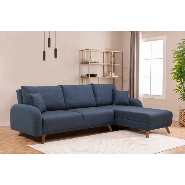 Kronos divanbäddsoffa Mörkblå Kronos divanbäddsoffa Mörkblå