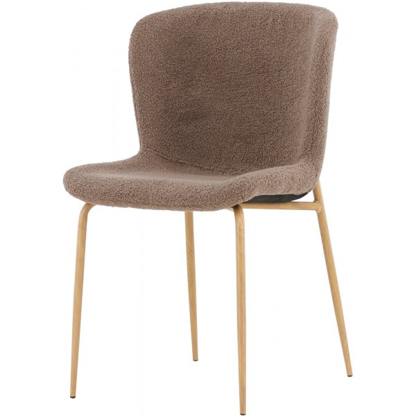 Modesto matstol - Brun boucle Modesto matstol - Brun boucle