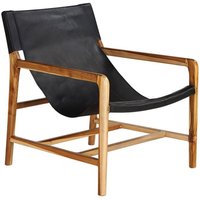 Porto vilofåtölj - Svart / Teak Porto vilofåtölj - Svart / Teak