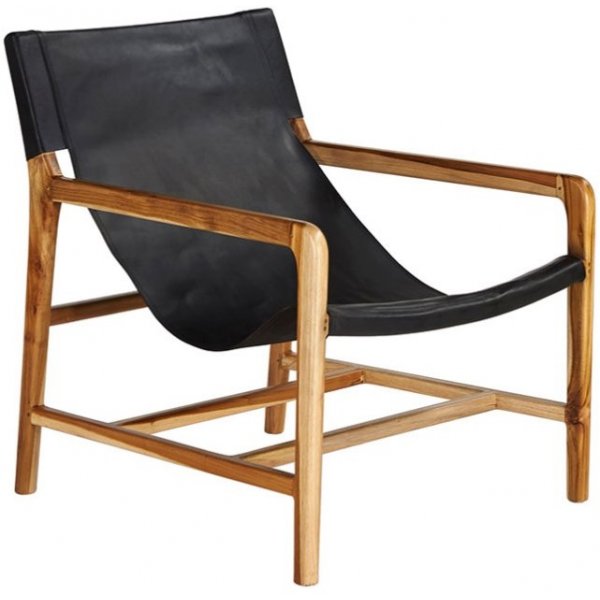 Porto viloftlj - Svart / Teak