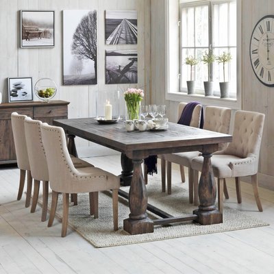 Matgrupp: Lamier matbord med 6 st Tuva stolar