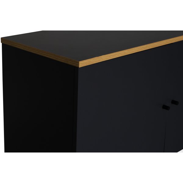 Edge sideboard - Svart högtryckslaminat (HPL) Edge sideboard - Svart högtryckslaminat (HPL)