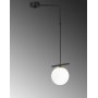 Ozone plafondlamp 6266 - Zwart/wit