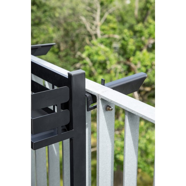 Table de balcon Borno - Noir