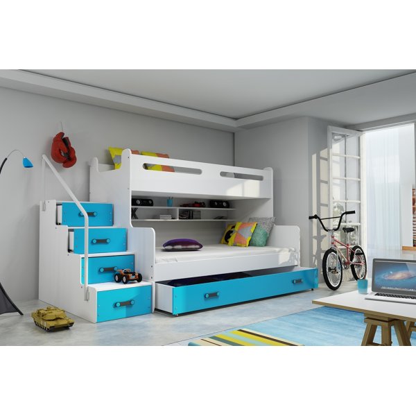 Max vningssng med frvaringslda 120 x 200 cm - Valfri frg