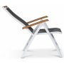 Ekens positionsstol vit aluminium - Polywood + Flckborttagare fr mbler