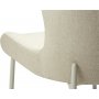 Glam matstol - Vit boucle/vit