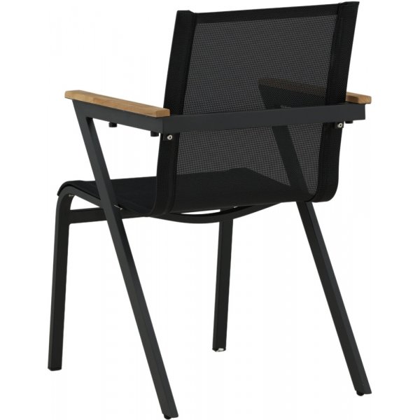 Mexico matstol - Svart/Natur Mexico matstol - Svart/Natur