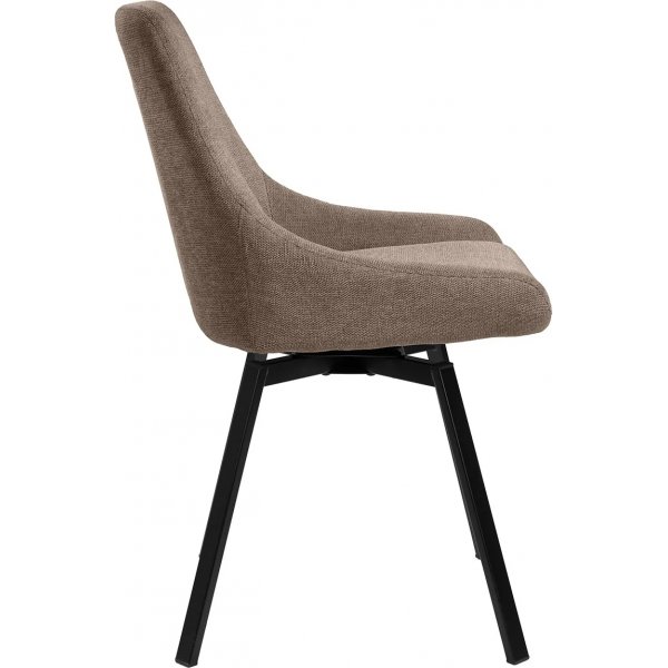 Chaise de salle  manger pivotante Parade - Chaise marron