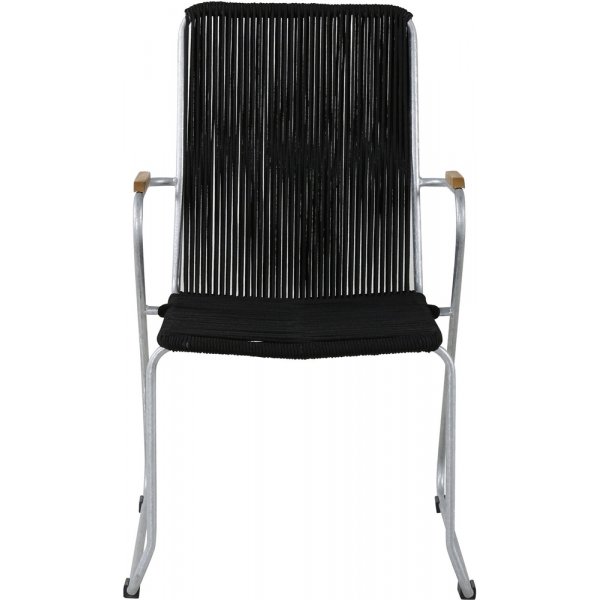 Bois matstol - Svart/Gr�