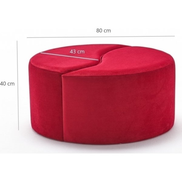 Le pouf d\\\'Ali - Rouge Le pouf d\\\'Ali - Rouge