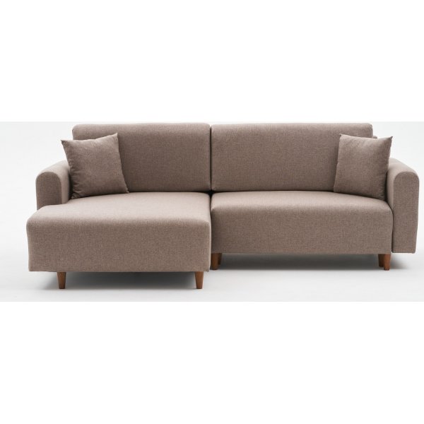 Canapé lit Mane gauche - Marron Canapé lit Mane gauche - Marron