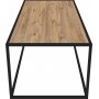 Coruna soffbord Ek/svart - 90 x 50 cm