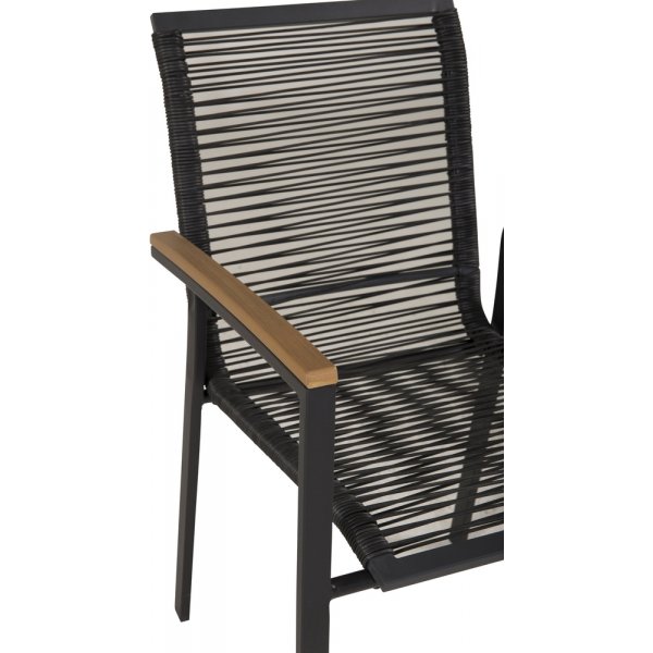 Dallas eetkamerstoel - Zwart Dallas eetkamerstoel - Zwart