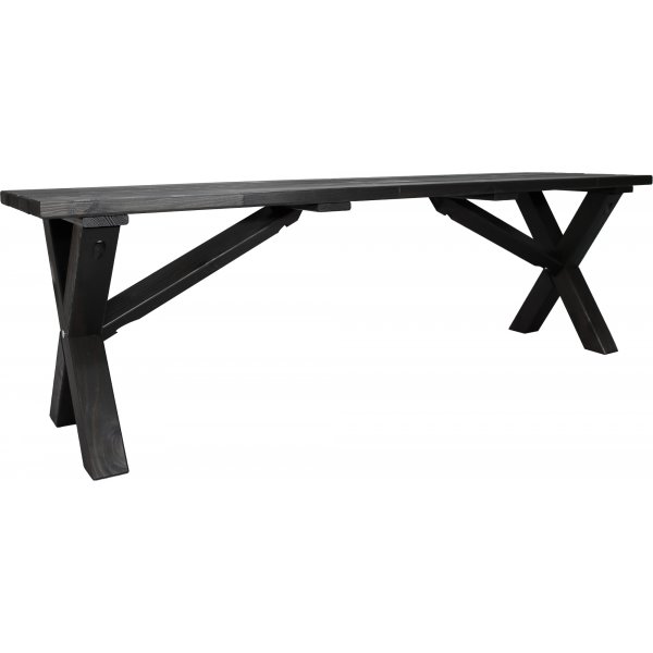 Scottsdale sittbnk 140 cm - Svart