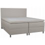 Sng med frvaring / Boxbed - 160x200 cm - Beige