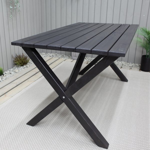 Eettafel Scottsdale 150 cm - Zwart + Textielreiniging voor meubels