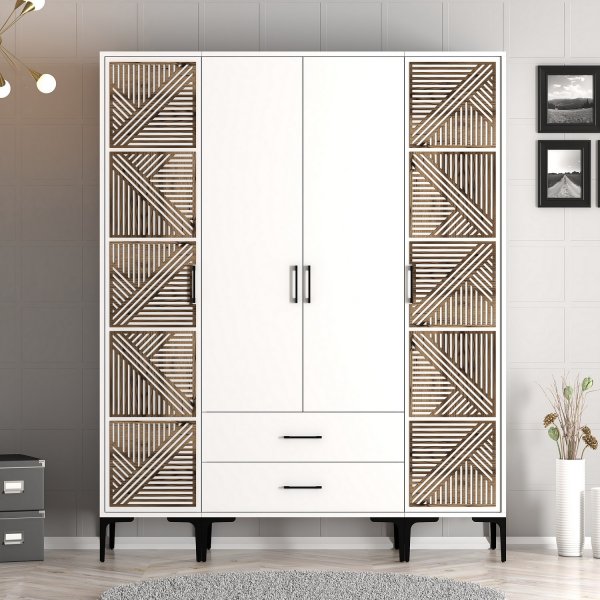 Armoire Kumsal 11 Blanc Armoire Kumsal 11 Blanc